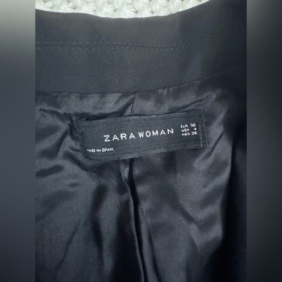 Zara Woman Tailored Slim Fit Blazer - Black - 4 - Picture 4 of 10